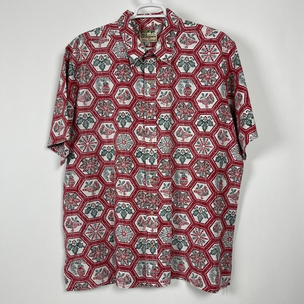 Reyn Spooner Mele Kalikimaka Limited Edition Button Holiday Hawaiian Shirt 3XL